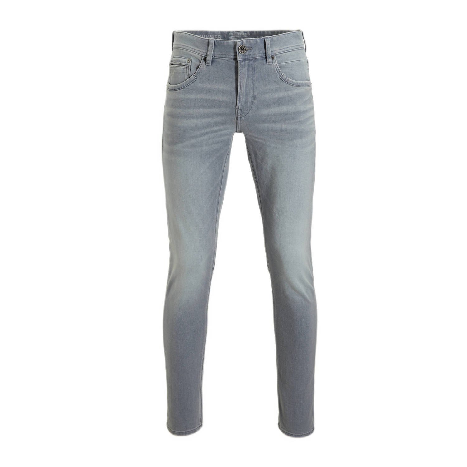 PME LEGEND Heren Jeans Tailwheel Fresh Light Grey Lichtgrijs