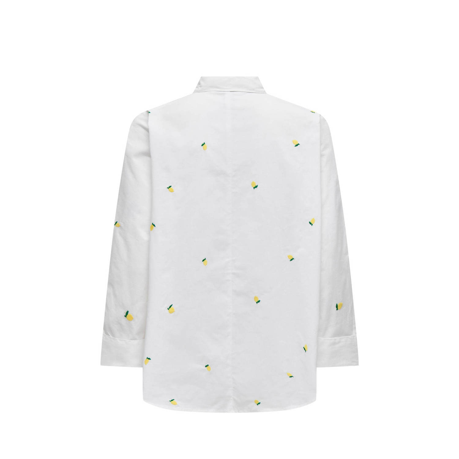 ONLY blouse wit geel groen