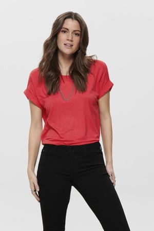 T-shirt ONLMONSTER rood