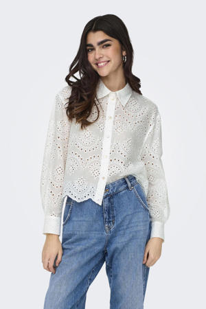 blouse broderie wit