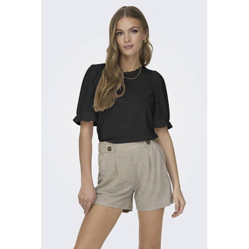 ONLY top ONLNEW SMILLA zwart afbeelding