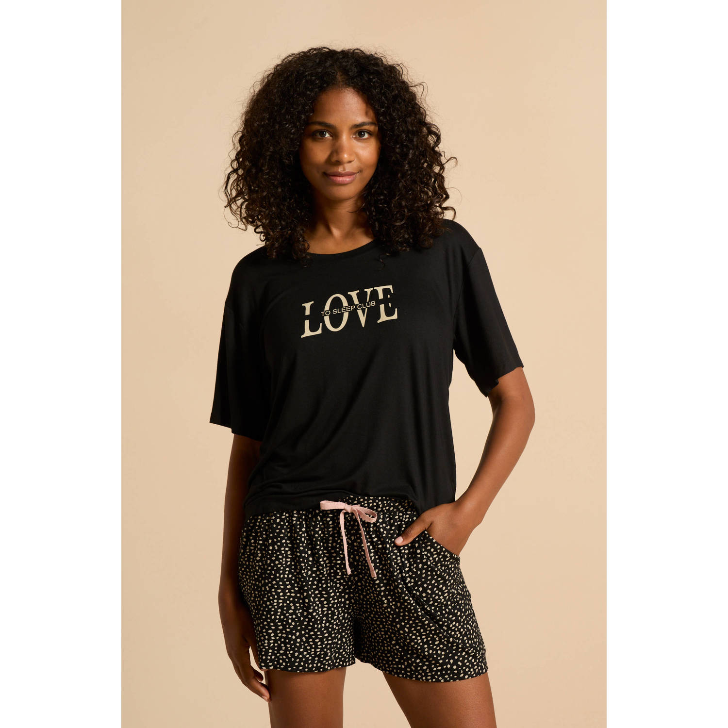 Dreamcovers shortama zwart wit
