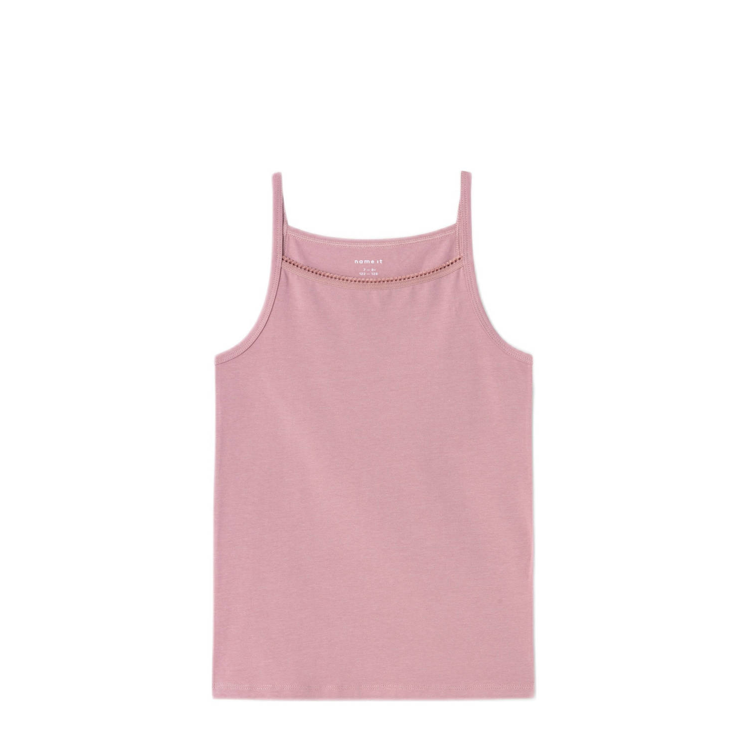 NAME IT KIDS singlet set van 2 roze ecru