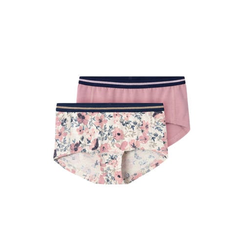 NAME IT KIDS hipster - set van 2 roze/ecru afbeelding