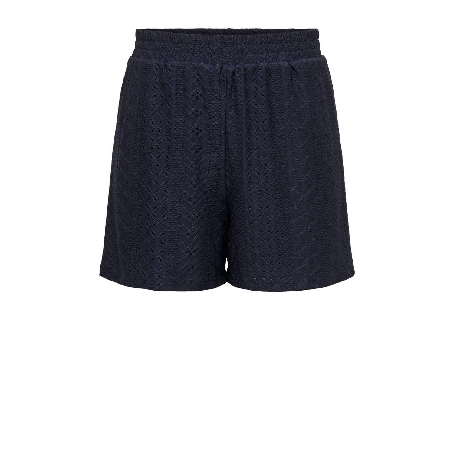 ONLY regular fit short ONLSANDRA donkerblauw