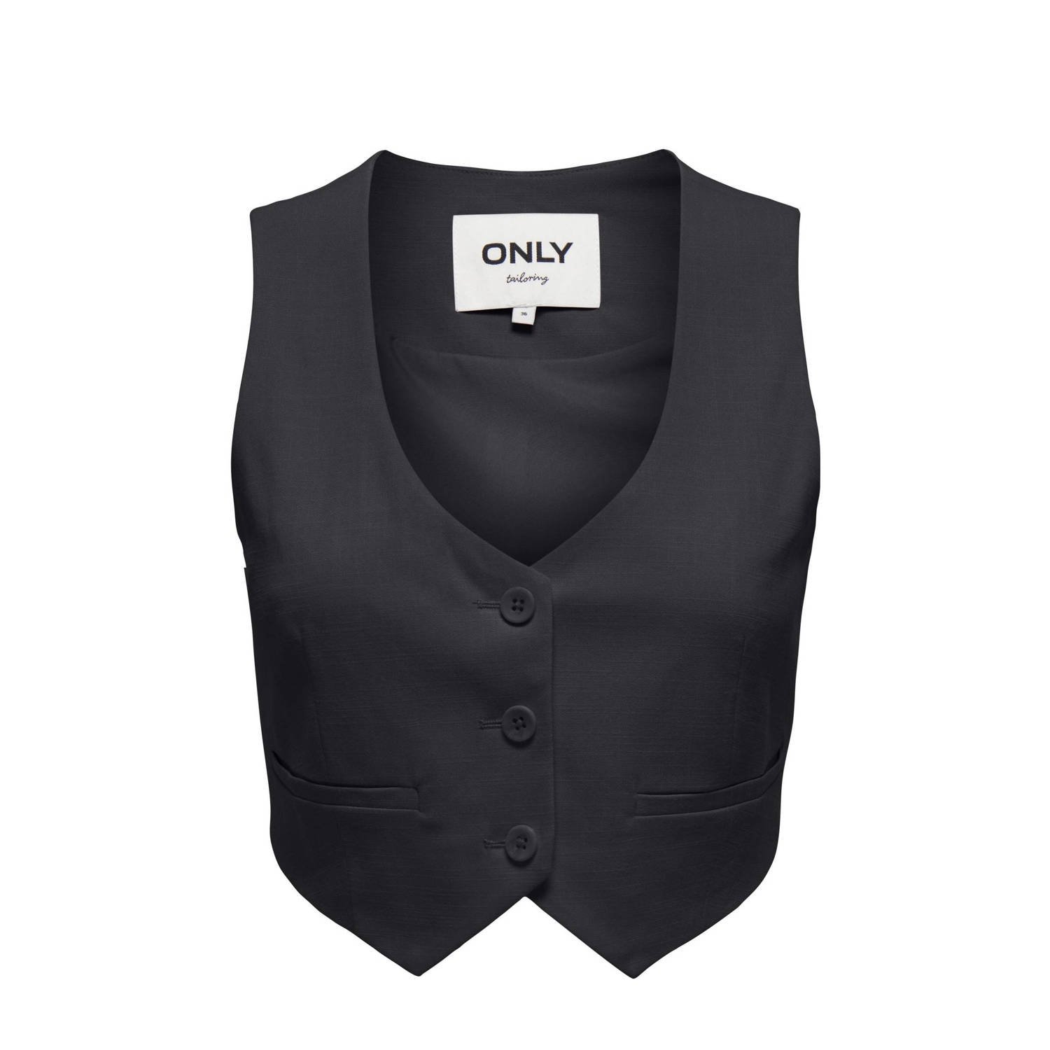 ONLY gilet ONLALBA zwart