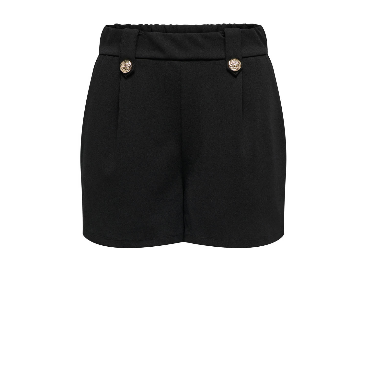 ONLY regular fit short ONLSANIA zwart