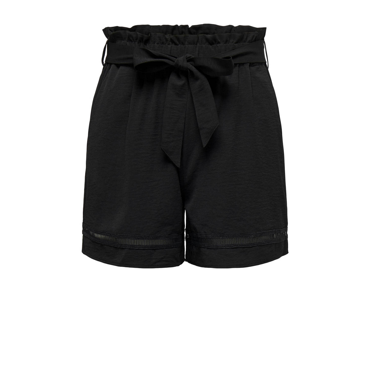 ONLY regular fit short ONLFRANCI zwart