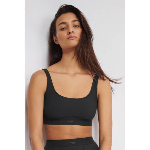 sloggi EVER Ease niet-voorgevormde bh top zwart afbeelding