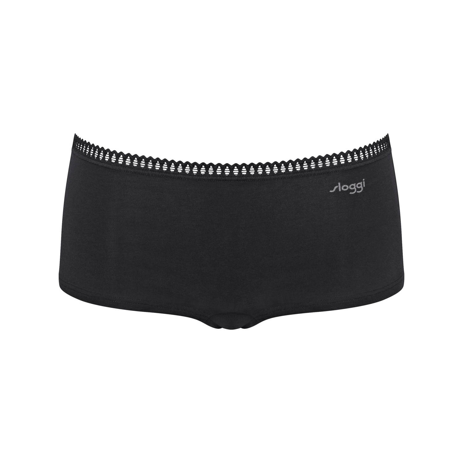Sloggi GO short (set van 3) blauw zwart ecru