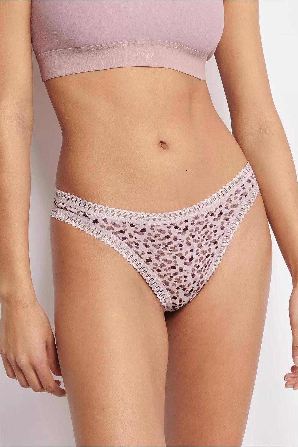 sloggi GO Crush string (set van 3) roze/oudroze