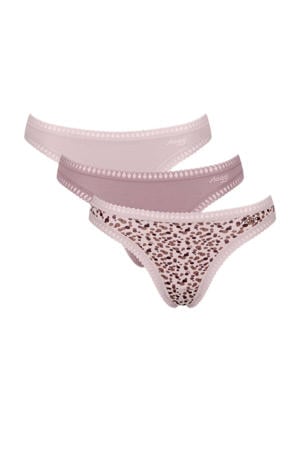 string (set van 3) roze/oudroze
