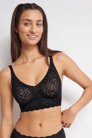 seamless bralette zwart