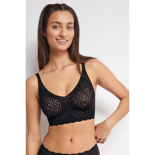 sloggi ZERO Feel seamless voorgevormde bralette zwart afbeelding