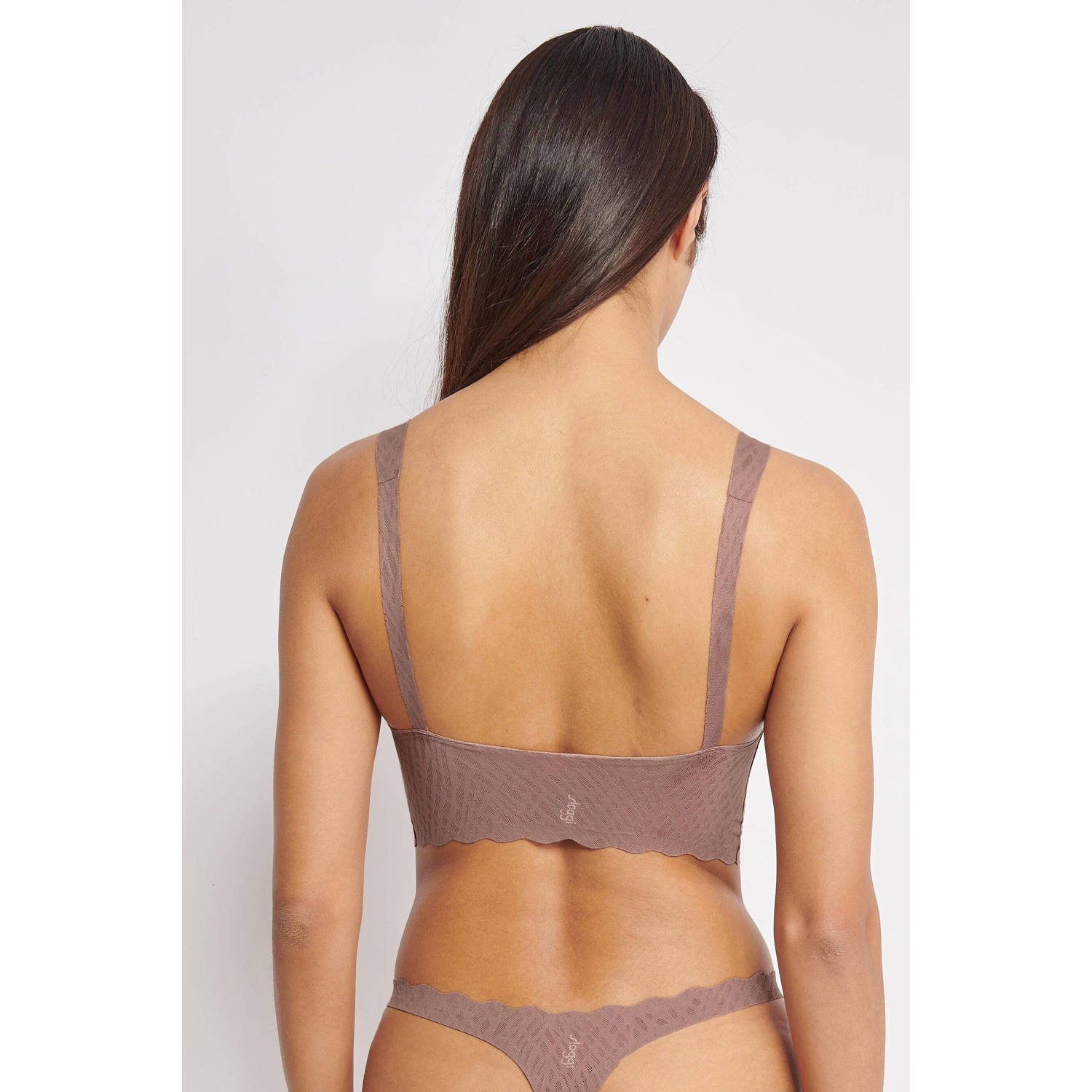 Sloggi ZERO Feel naadloze voorgevormde bralette bruin