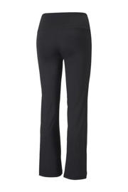 thumbnail: Zwarte dames Puma sportbroek van polyester met slim fit, high waist en elastische tailleband