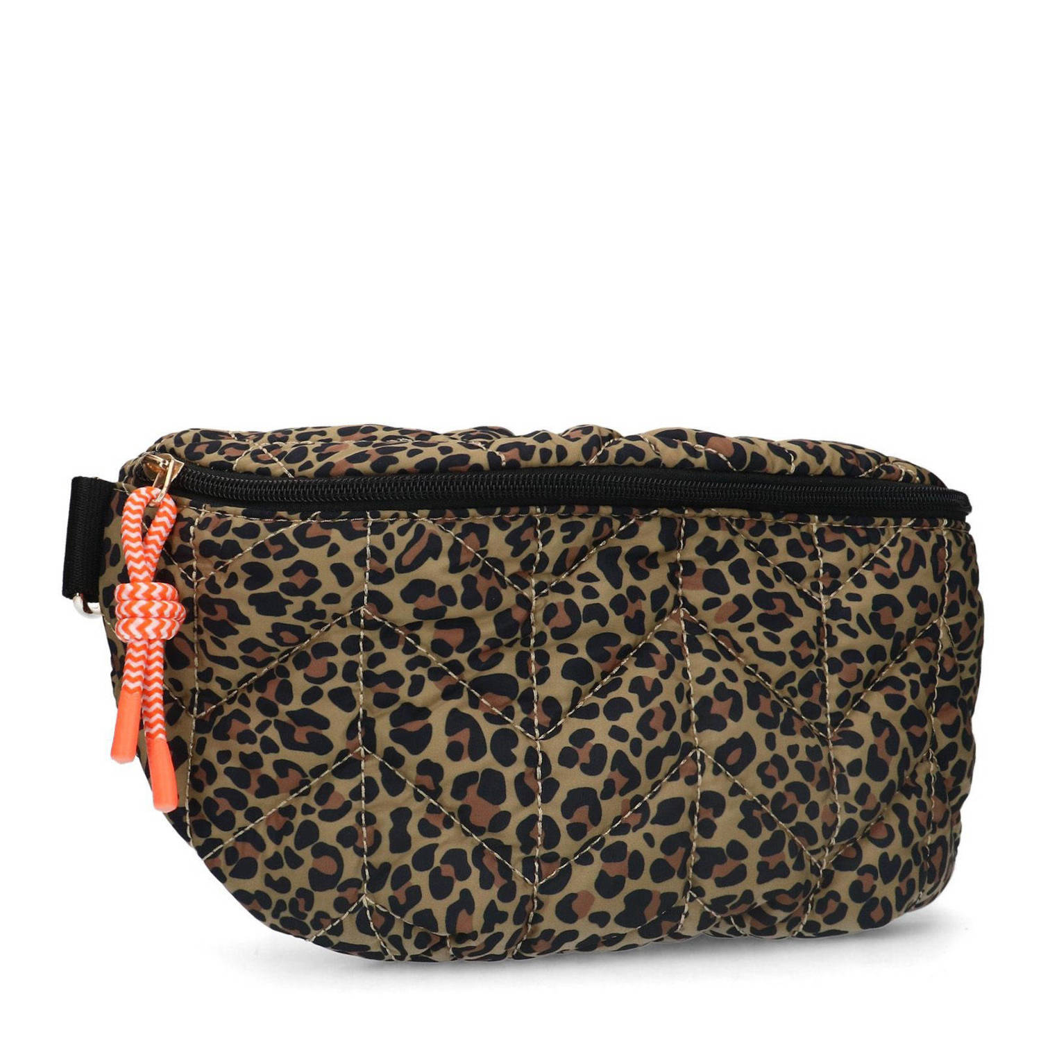 Manfield heuptas met panterprint bruin