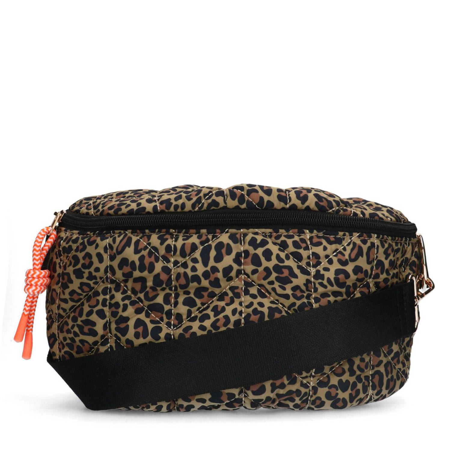 Manfield heuptas met panterprint bruin