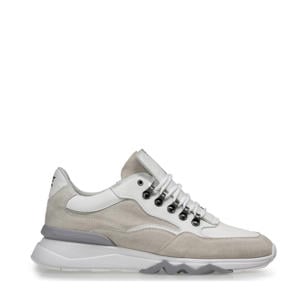 De Zager 01.05 nubuck sneakers wit