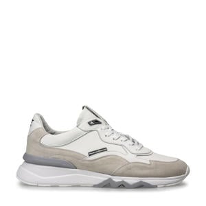 De Zager 02.15 leren sneakers wit