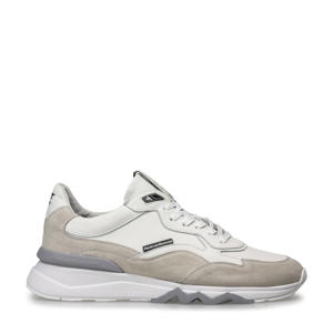 De Zager 02.15 leren sneakers wit