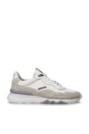 De Zager 02.15 leren sneakers wit