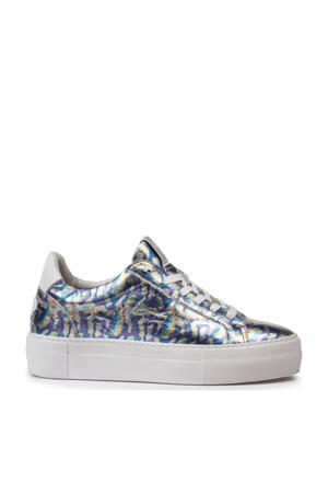  Vinni 05.42 leren sneakers blauw/paars metallic