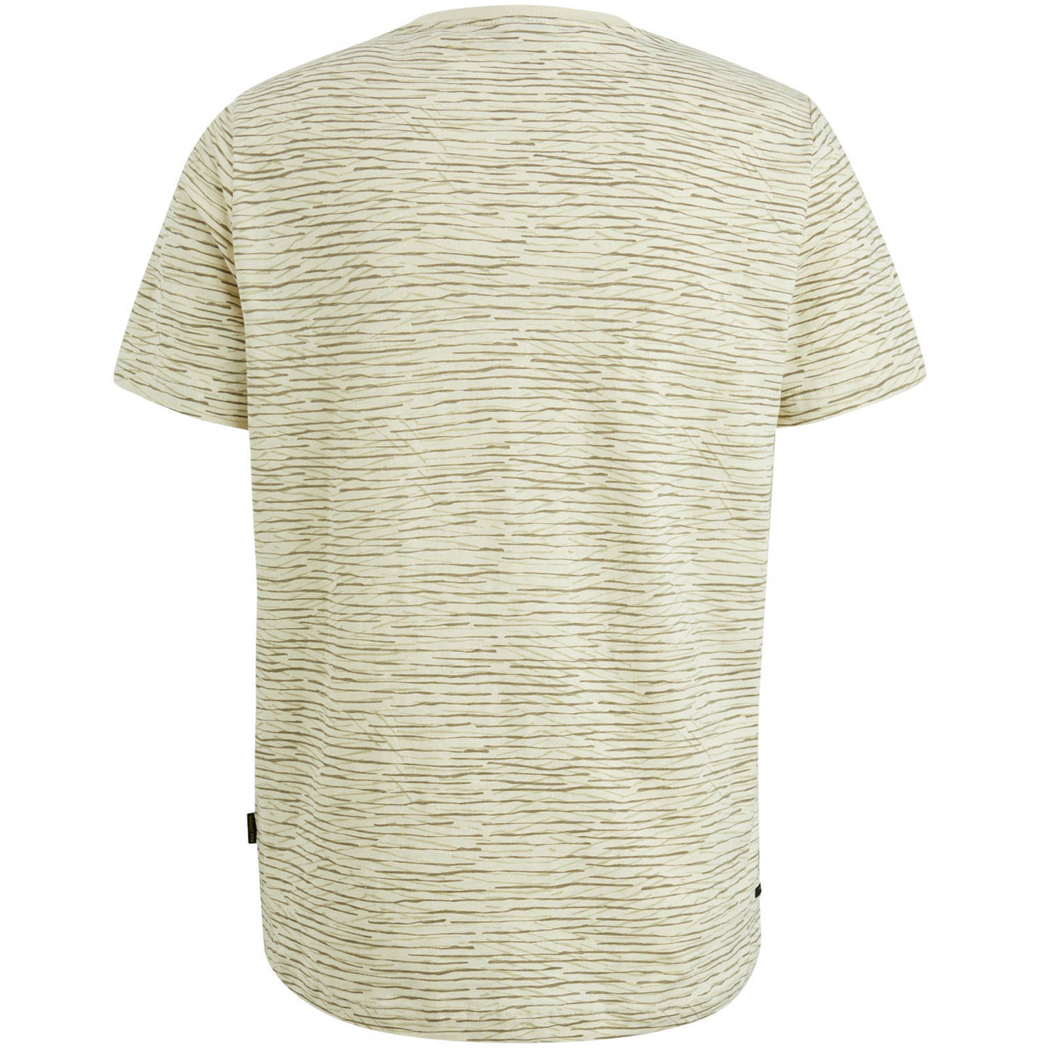 PME Legend regular fit T-shirt met all over print ecru