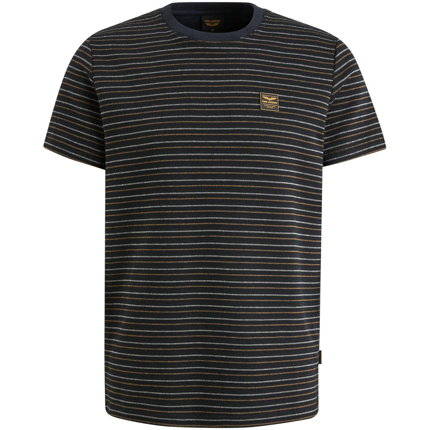 PME Legend T-shirt streep donkerblauw