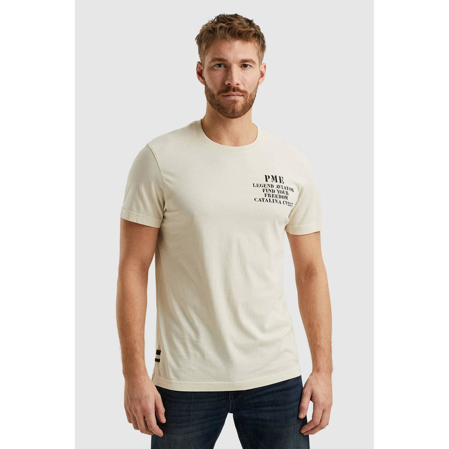PME Legend T-shirt Ecru