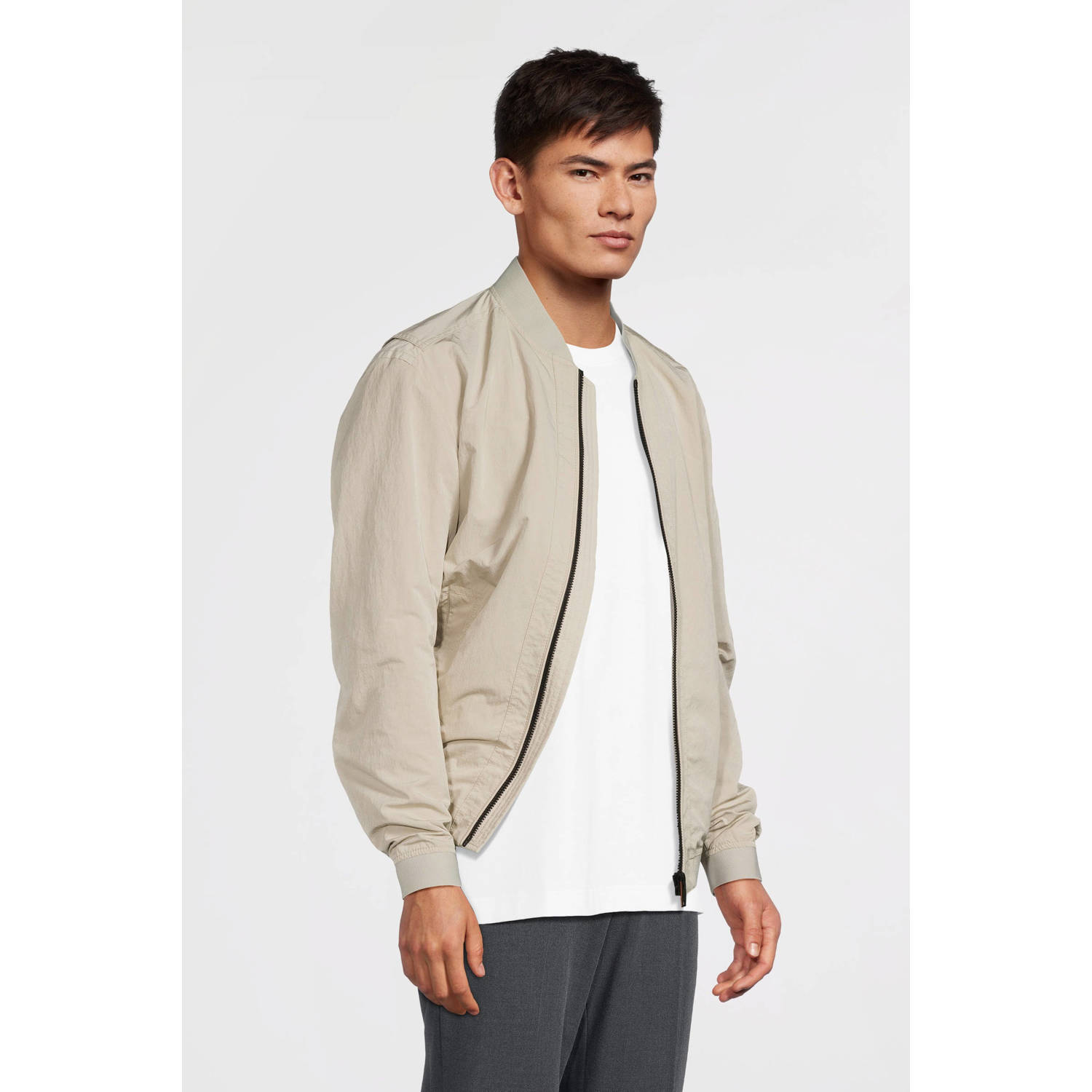 BOSS bomberjack Othmare light beige