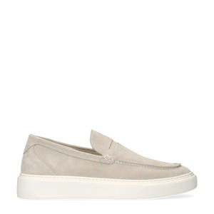   suède loafers beige