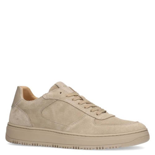 Manfield suède sneakers beige afbeelding