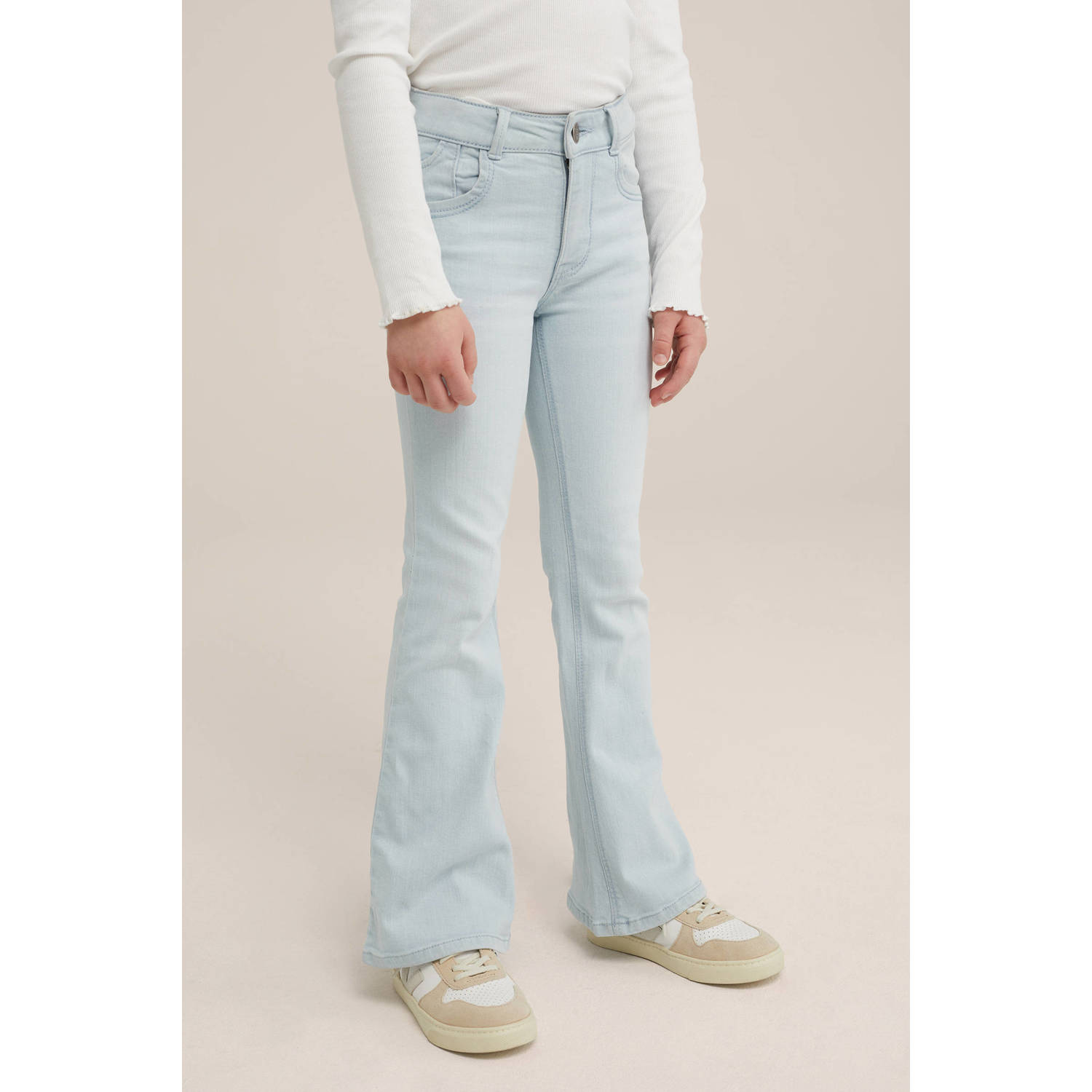 WE Fashion Blue Ridge flared jeans stone denim
