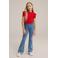 WE Fashion Blue Ridge flared jeans medium blue denim