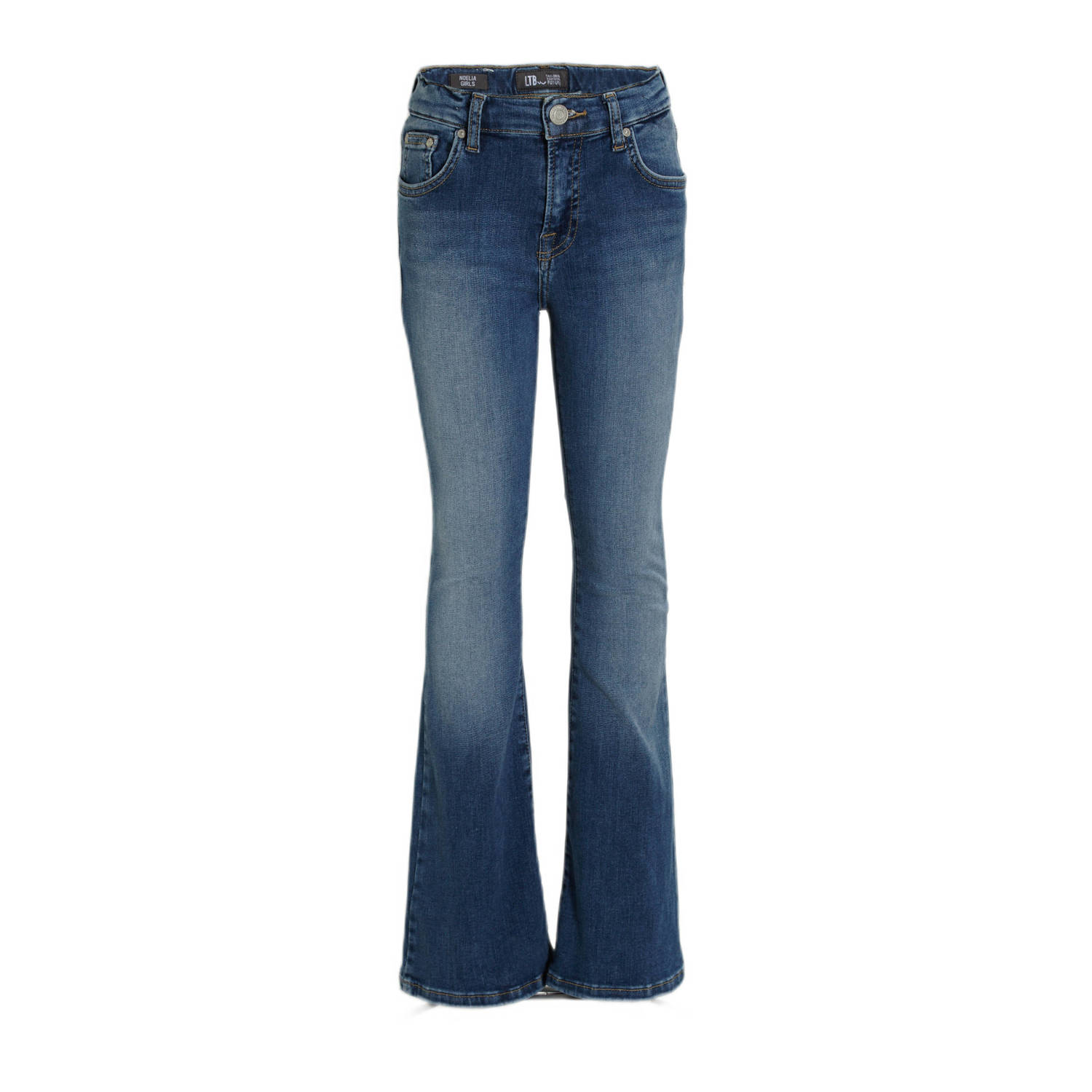 LTB regular fit jeans NOELIA G alyria wash Blauw Meisjes Denim Effen 134