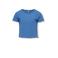 KIDS ONLY GIRL ribgebreid T-shirt KOGNELLA middenblauw