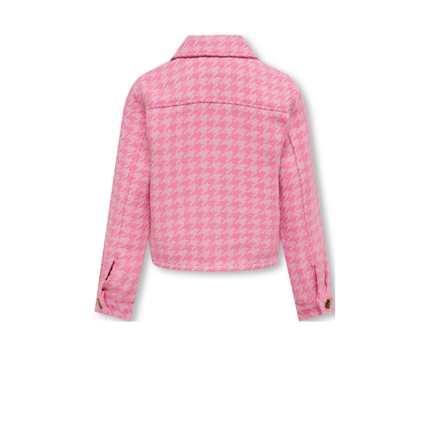 ONLY KIDS GIRL zomerjas KOGKIMMIE met all over print zoetroze lichtroze