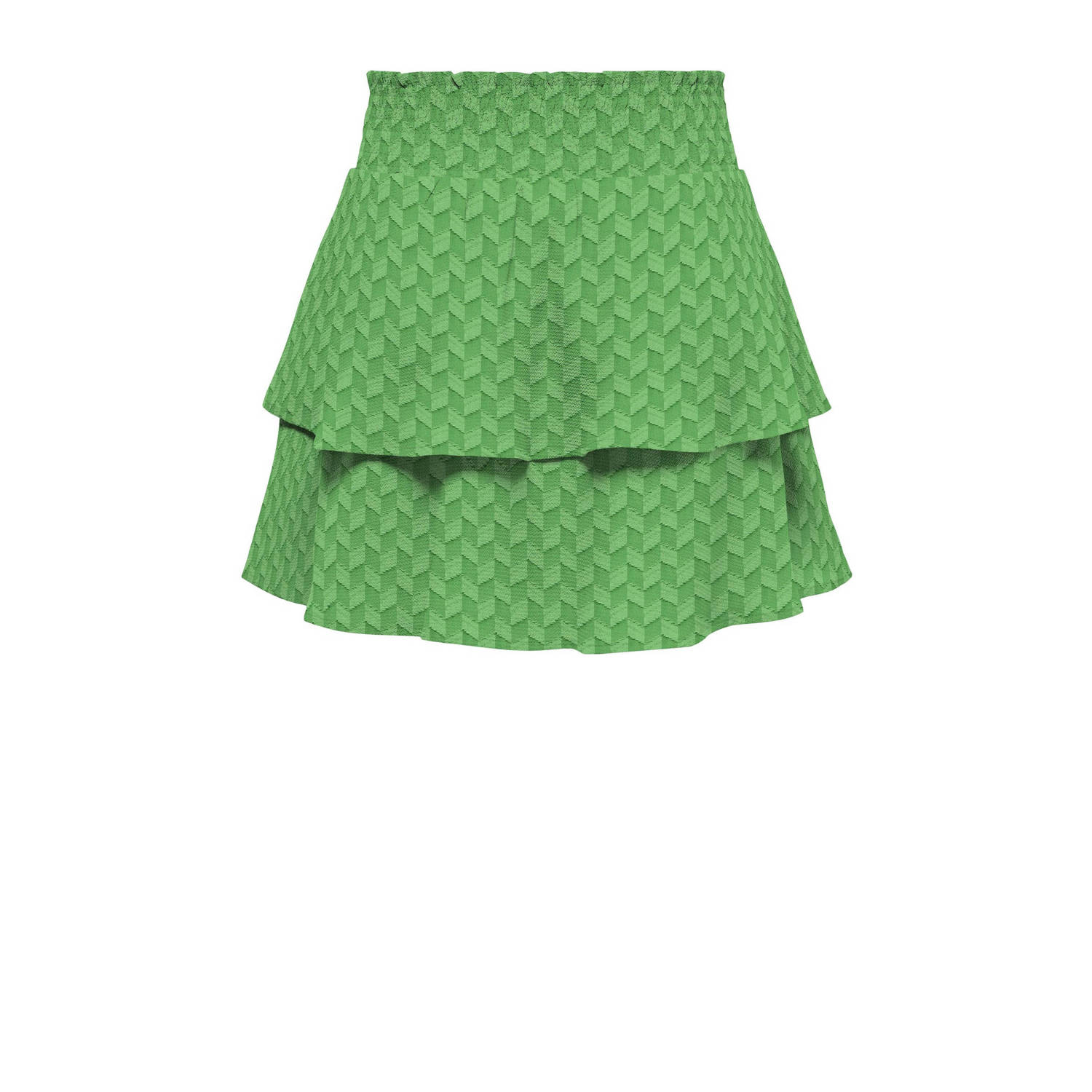 ONLY KIDS GIRL rok KOGEMMERY met all over print felgroen
