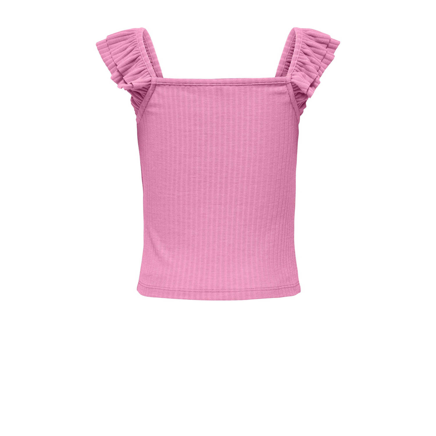 ONLY KIDS GIRL top KOGNELLA met ruches zoetroze