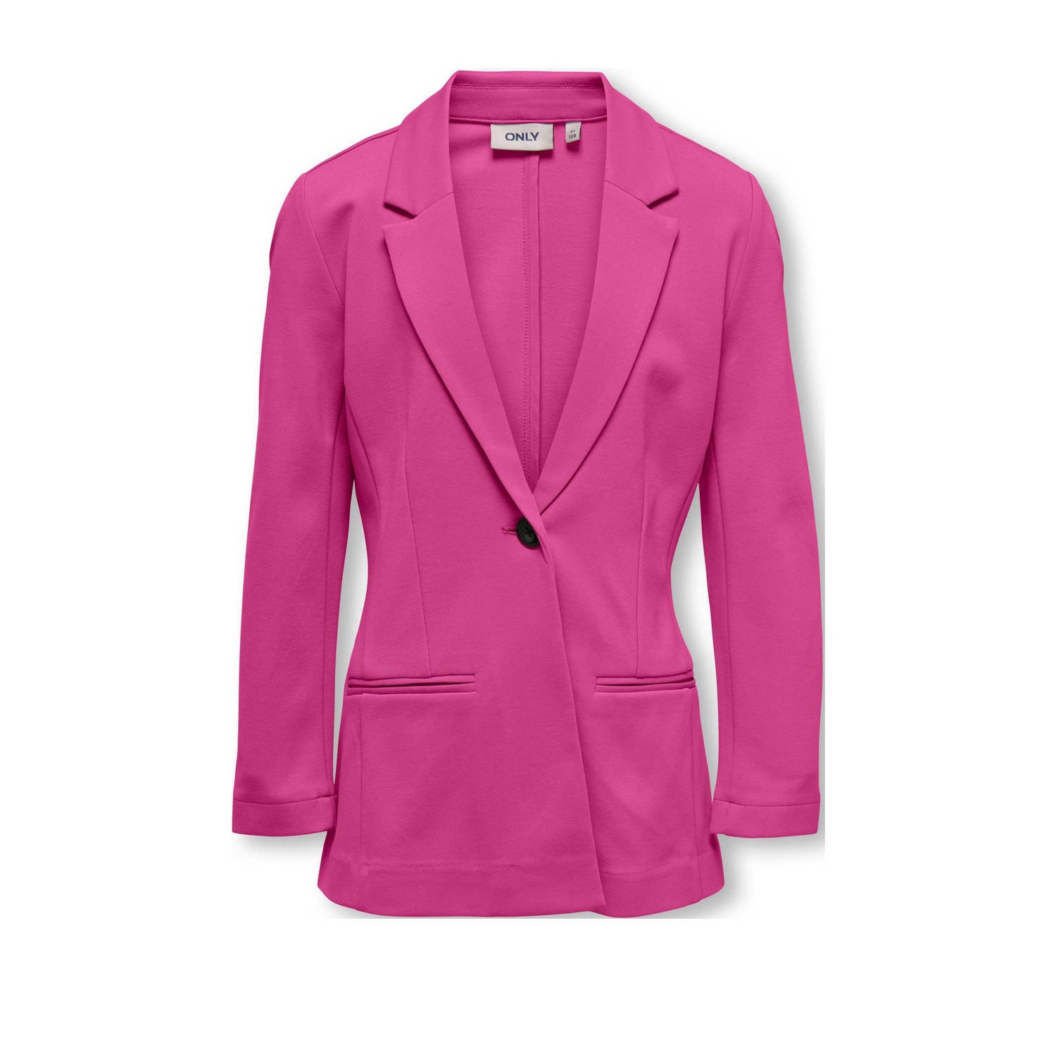 Only KIDS GIRL blazer KOGPOPTRASH fuchsia Roze Meisjes Viscose Reverskraag 140