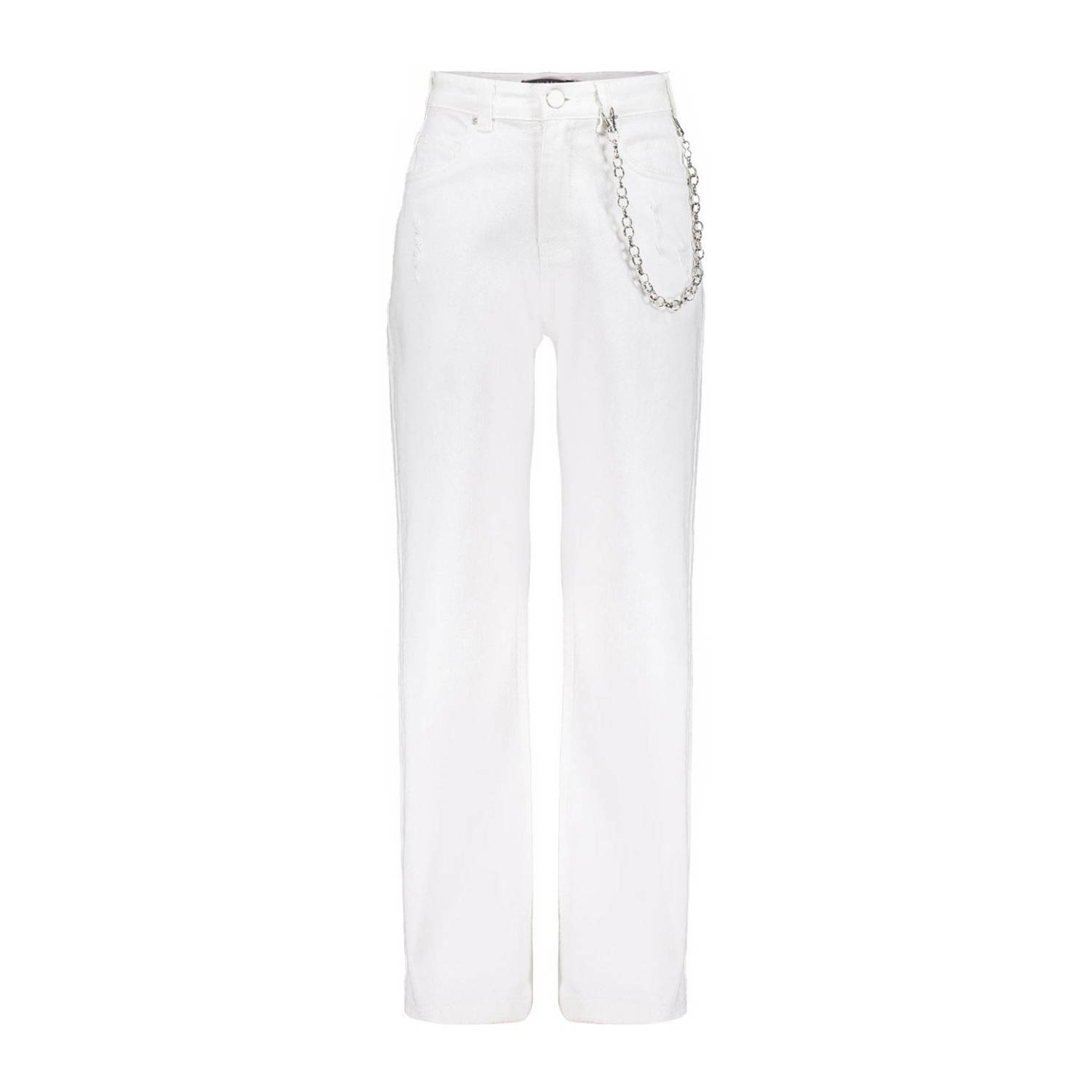 Frankie&Liberty straight leg jeans wit