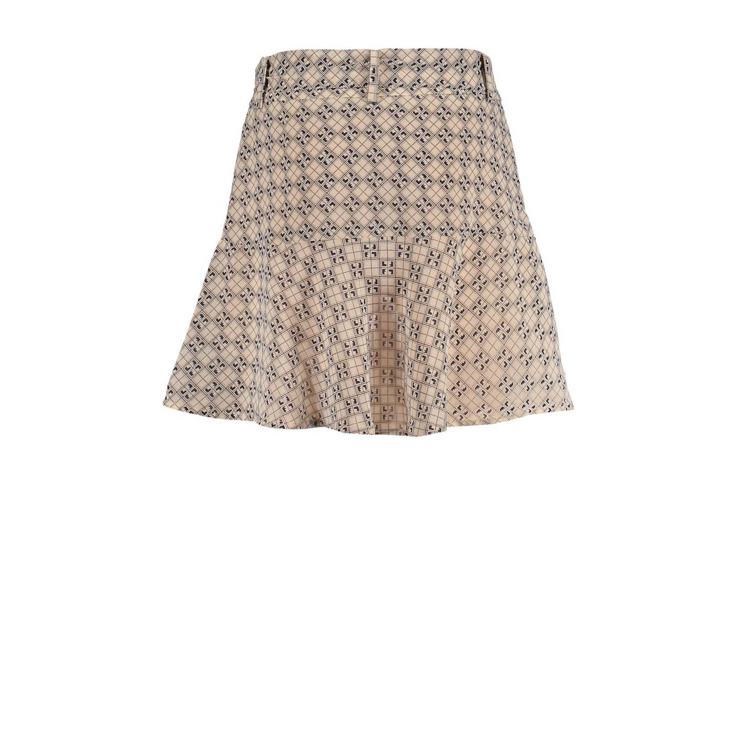 Frankie&Liberty rok met all over print beige zwart