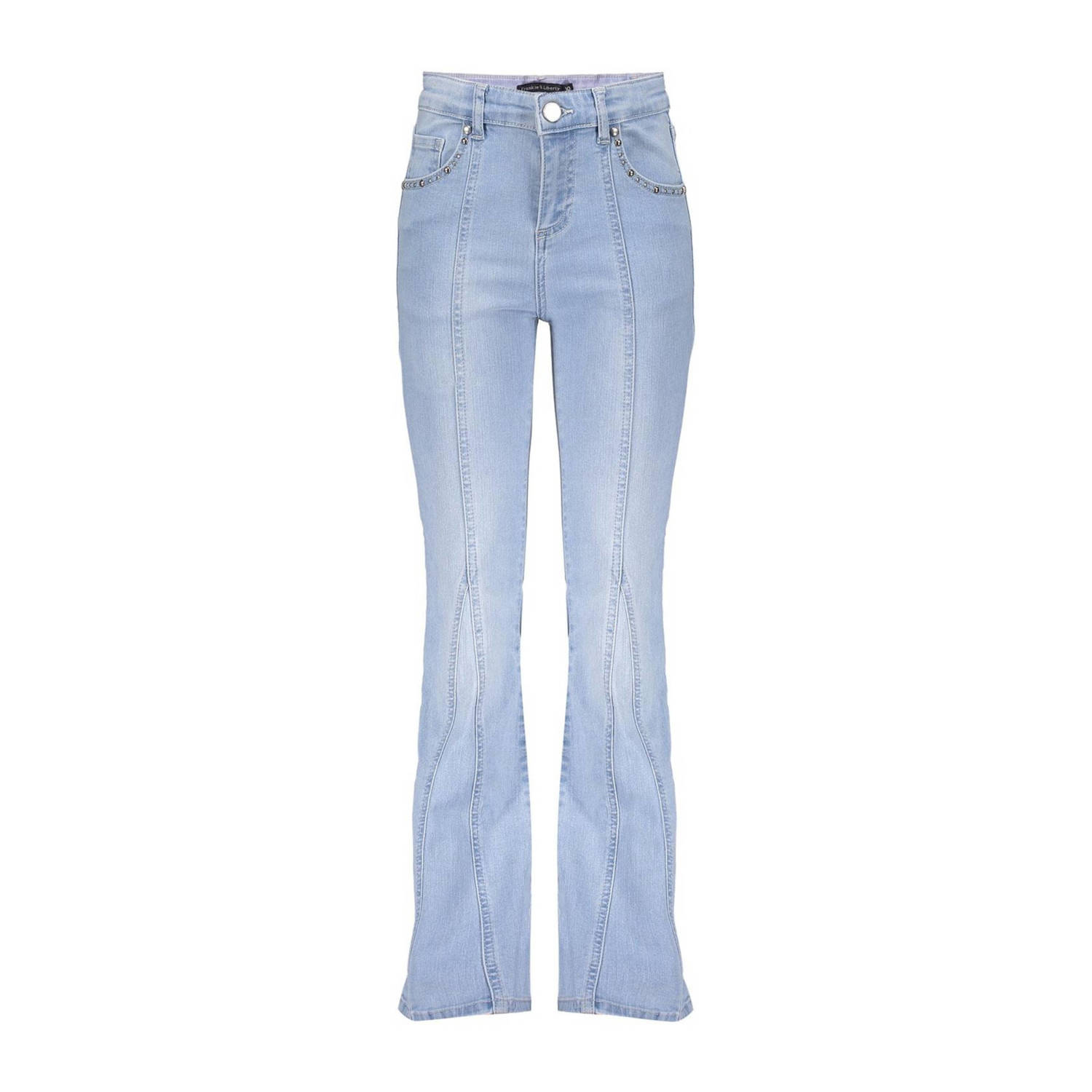 Frankie&Liberty flared jeans light blue denim