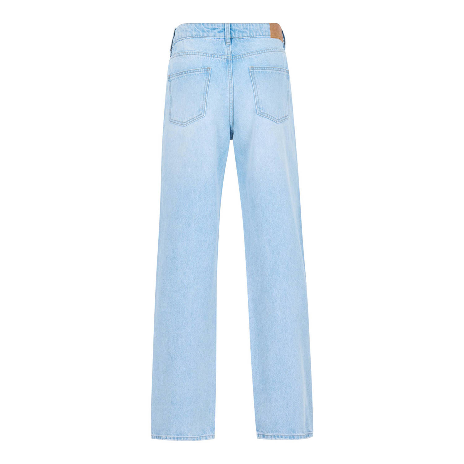 Shoeby high waist wide leg jeans bleached denim
