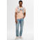 Selected regular fit polo SLHFAVE roze