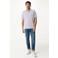 Mexx regular fit polo PETER met ingebreid patroon lila