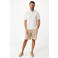 Mexx regular fit polo PETER met ingebreid patroon wit