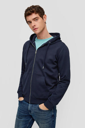 sweatvest marineblauw