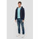 QS sweatvest marineblauw